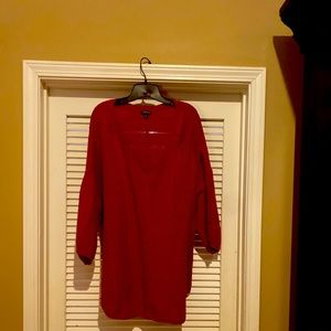 Red Torrid Sweater size 6